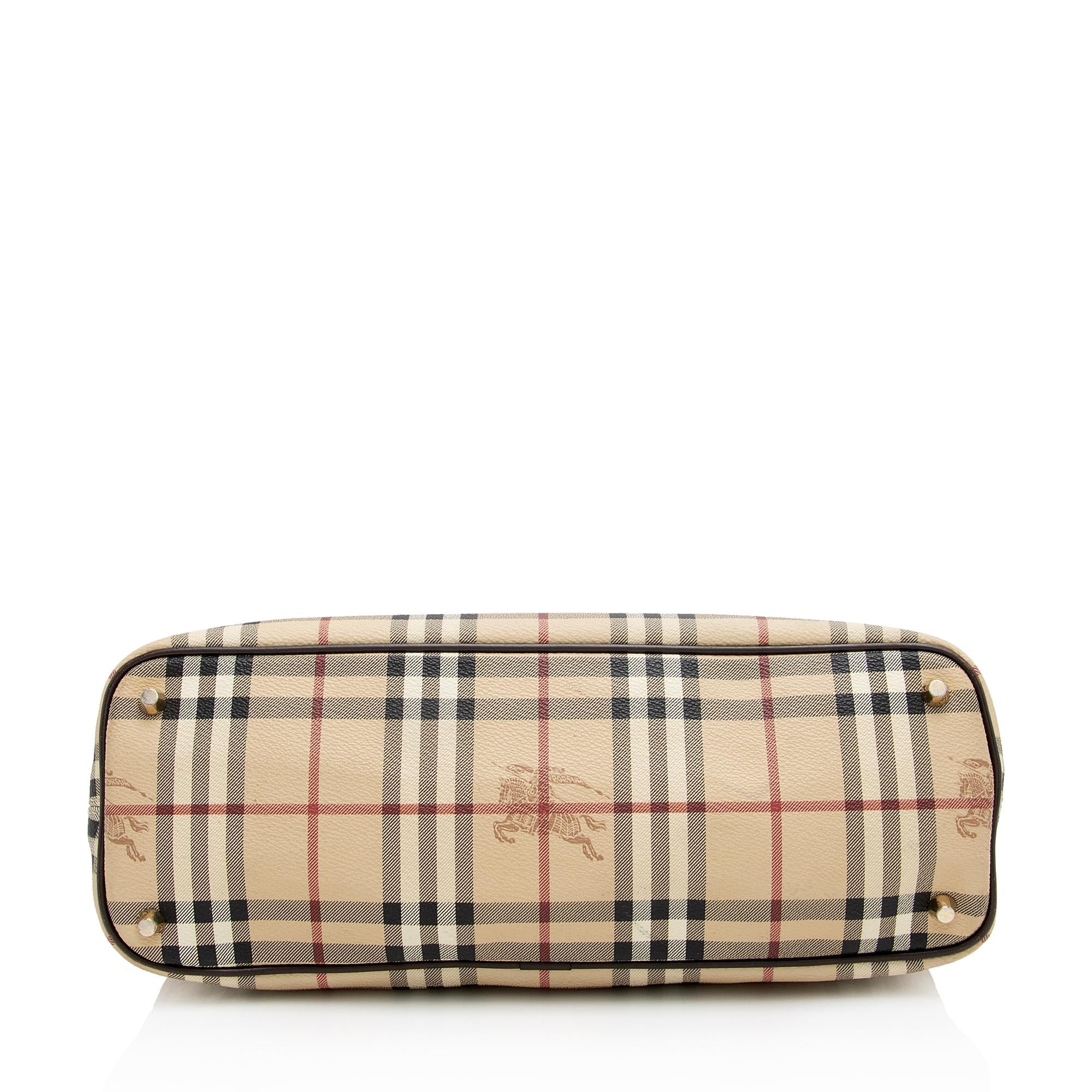 Burberry Haymarket Check Medium Regent Tote (SHF-22951)