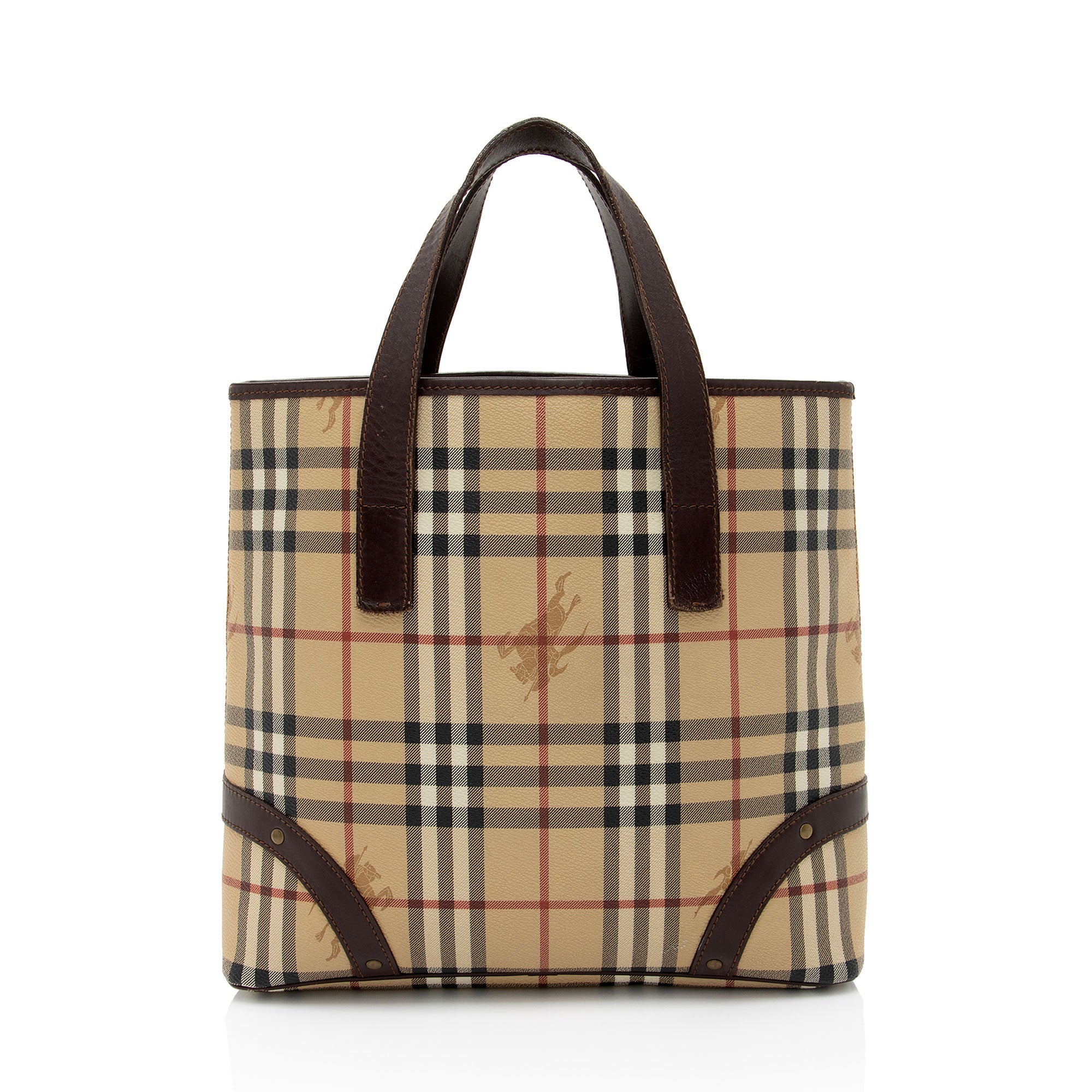 Burberry Haymarket Check Medium Tote (SHF-KA8pBF)