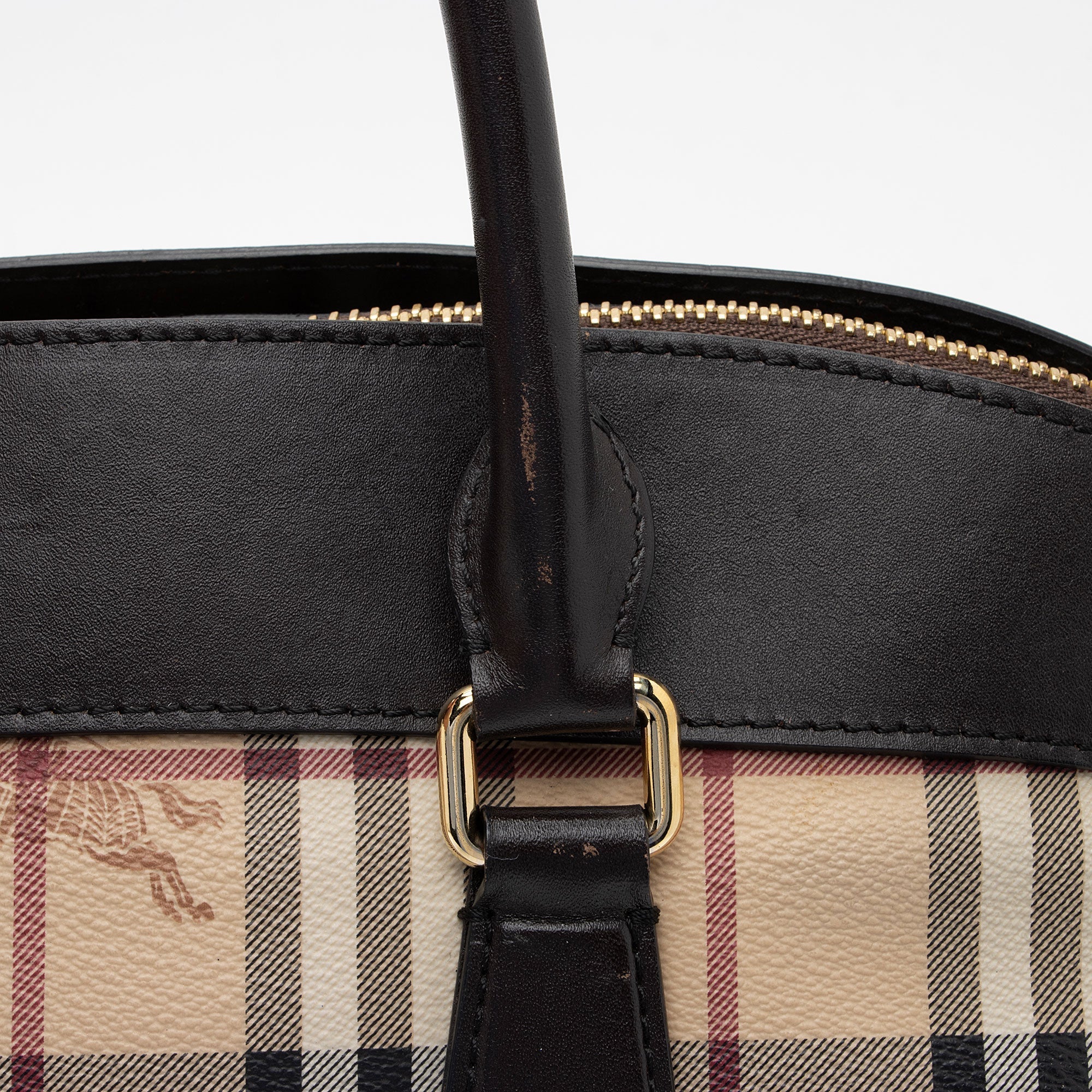Burberry Haymarket Check Primrose Medium Tote (SHF-NBcwr7)