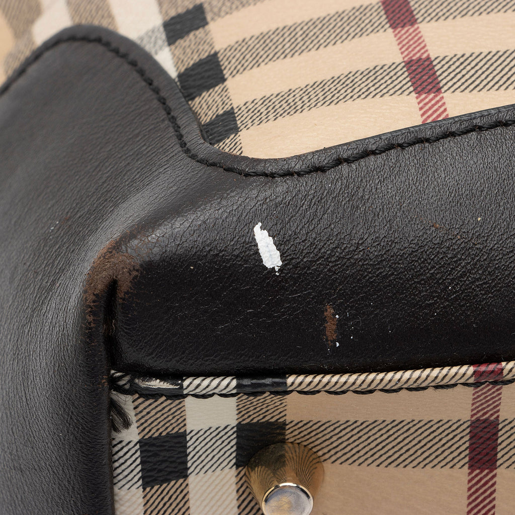Burberry Haymarket Check Primrose Medium Tote (SHF-NBcwr7)
