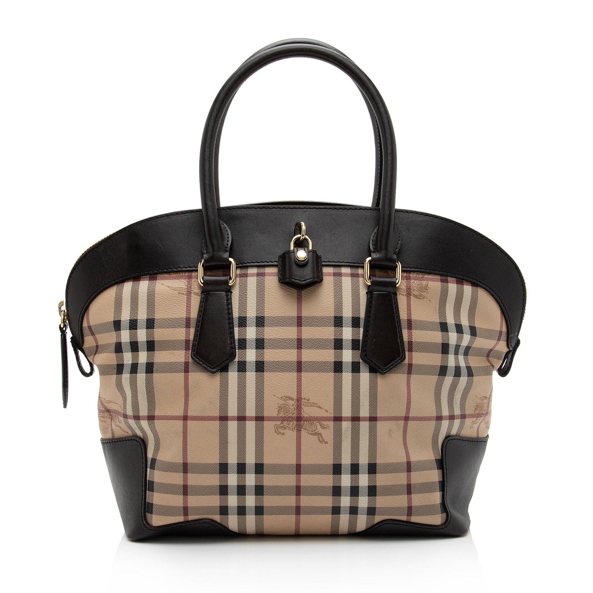 Burberry Haymarket Check Primrose Medium Tote (SHF-NBcwr7)
