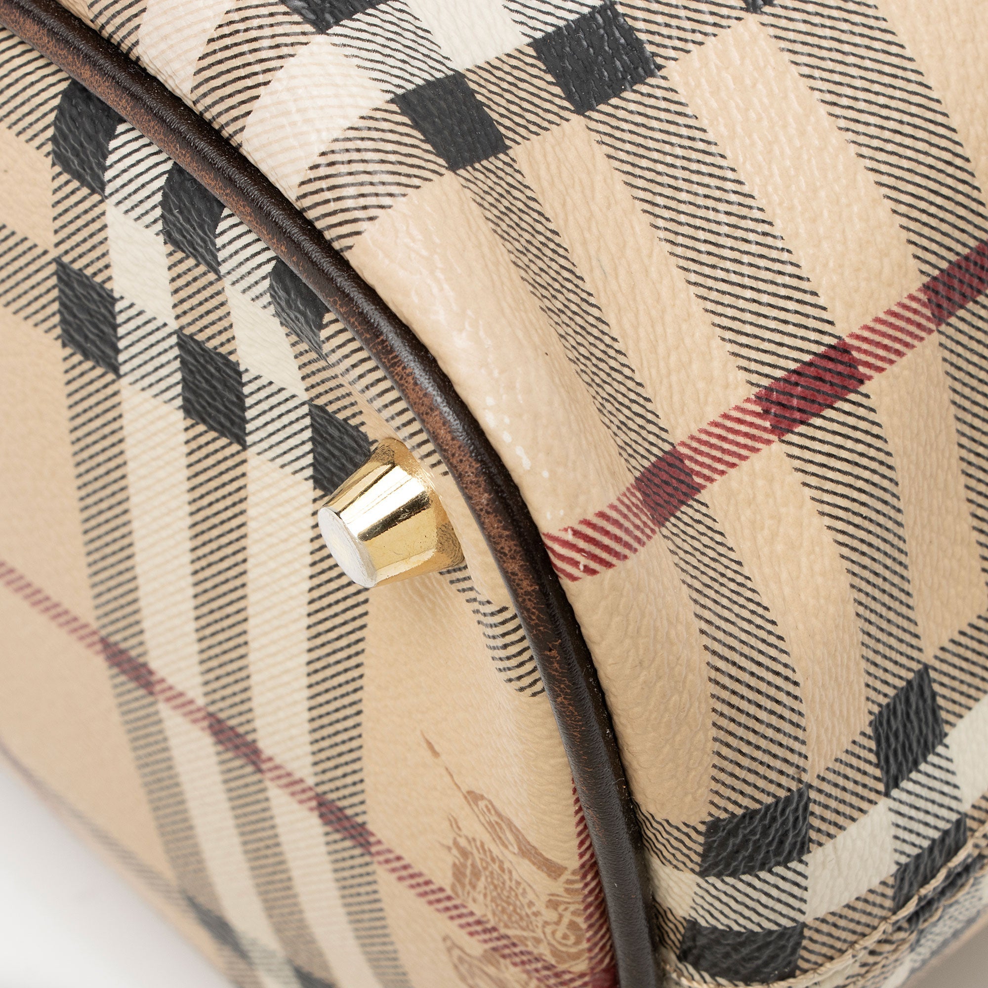 Burberry Haymarket Check Regent Medium Tote