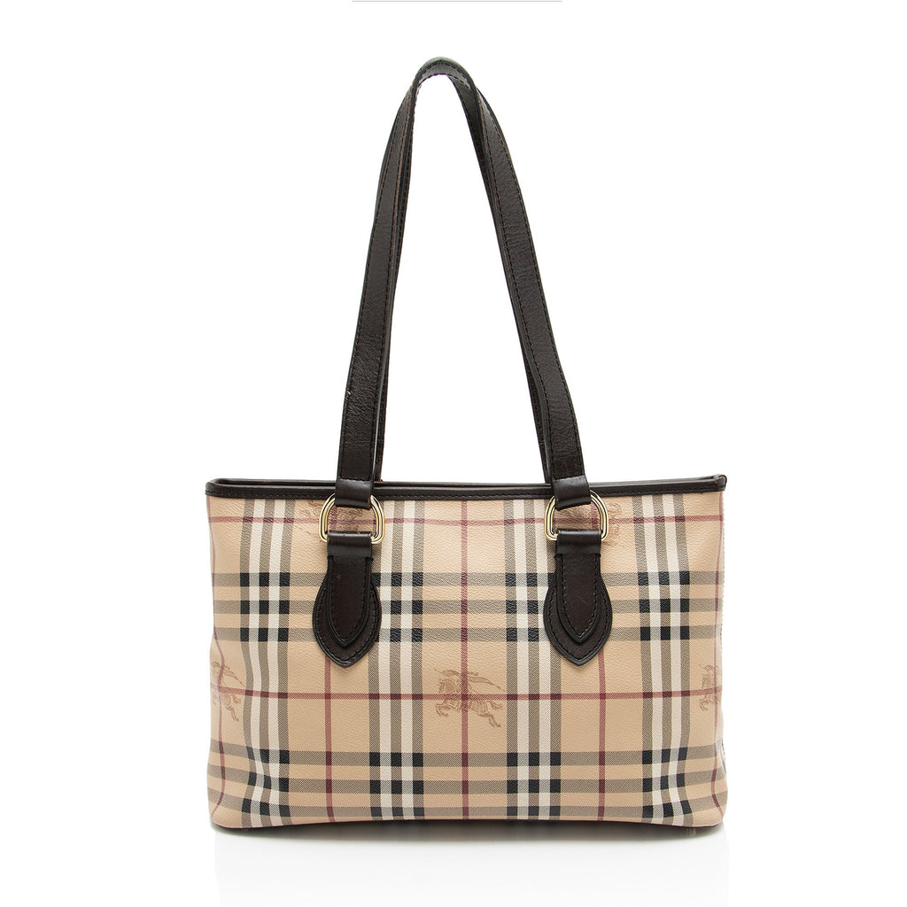 Burberry Haymarket Check Regent Medium Tote