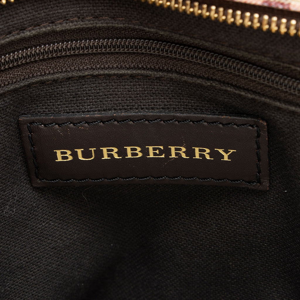 Burberry Haymarket Check Regent Medium Tote