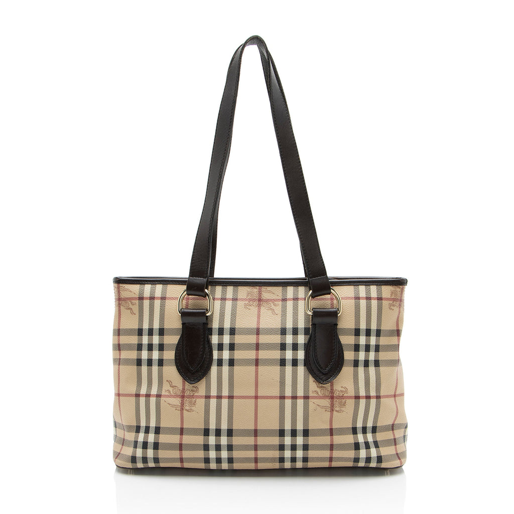 Burberry Haymarket Check Regent Medium Tote