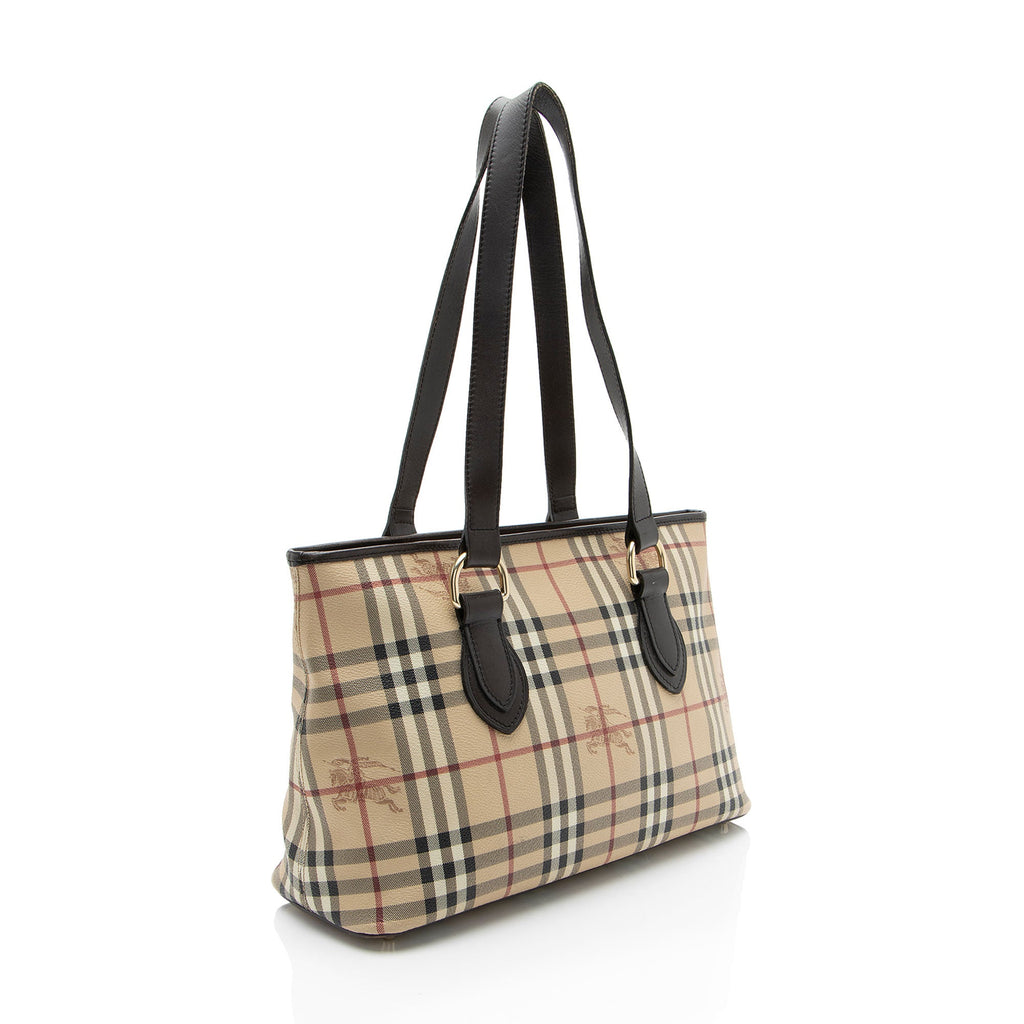 Burberry Haymarket Check Regent Medium Tote