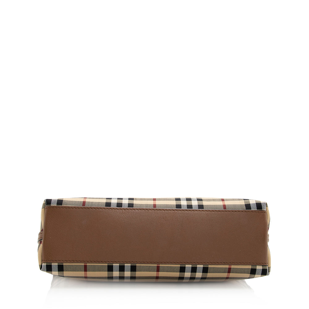 Burberry Horseferry Check Leah Crossbody Bag (SHF-20731)