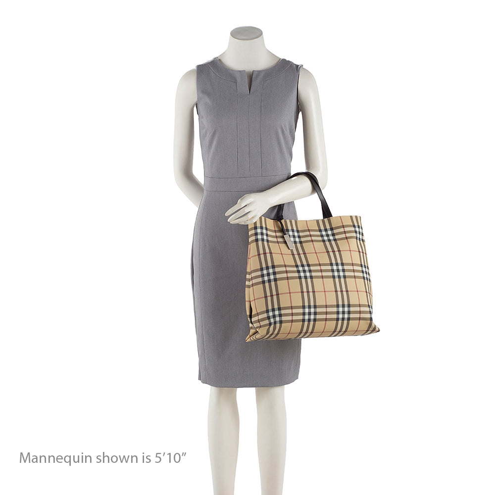 Burberry Horseferry Check Large Tote (SHF-18647)