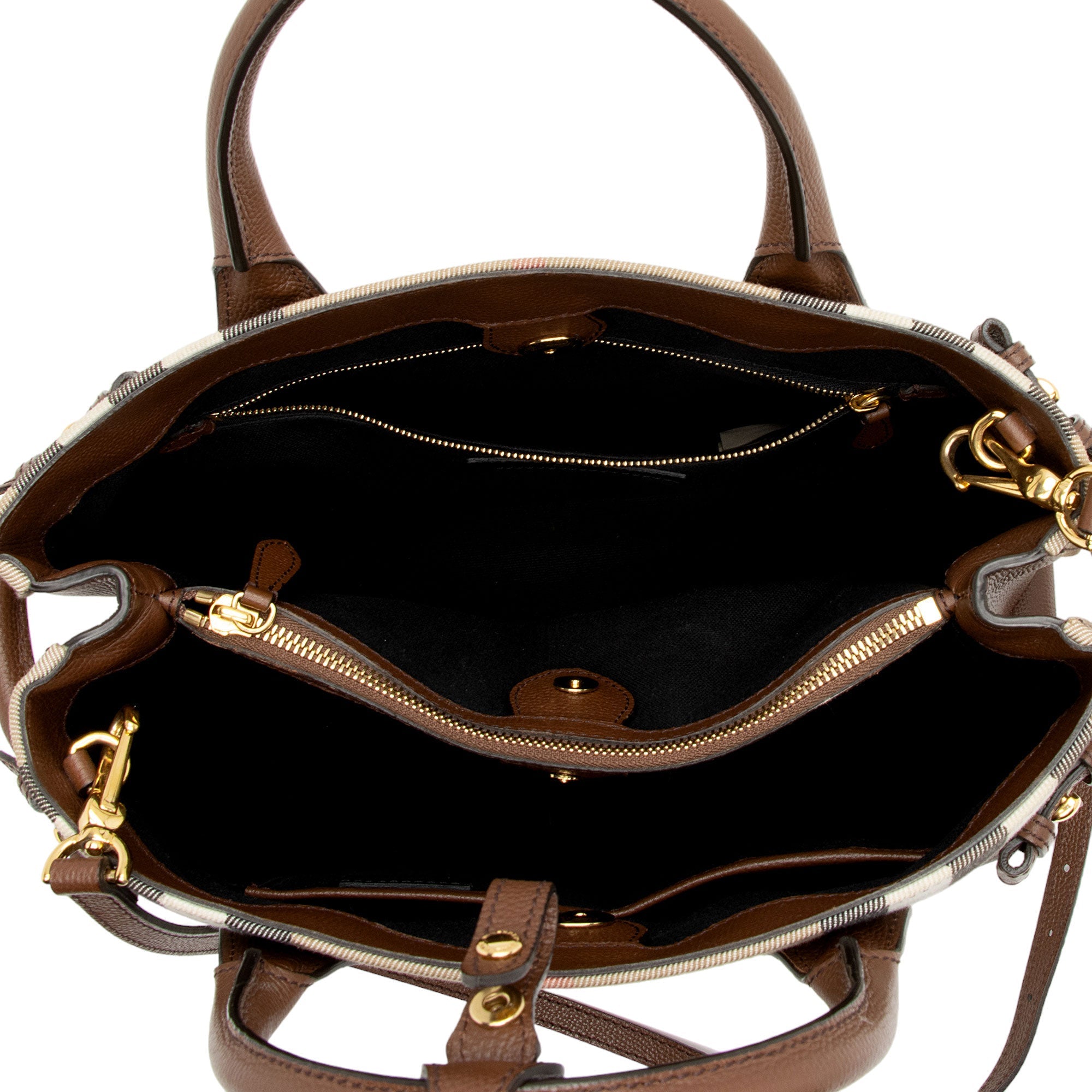 Burberry House Check Banner Medium Tote (SHF-0G2VoA)