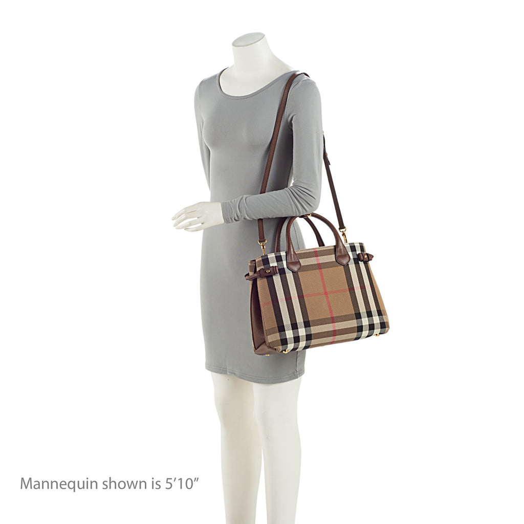 Burberry House Check Banner Medium Tote (SHF-0G2VoA)