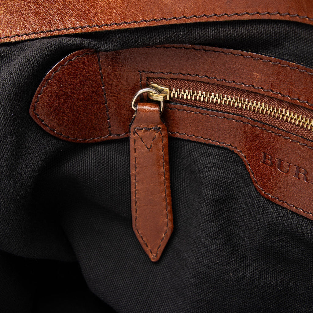 Burberry House Check Bridle Gosford Large Hobo (SHF-jHEss2)