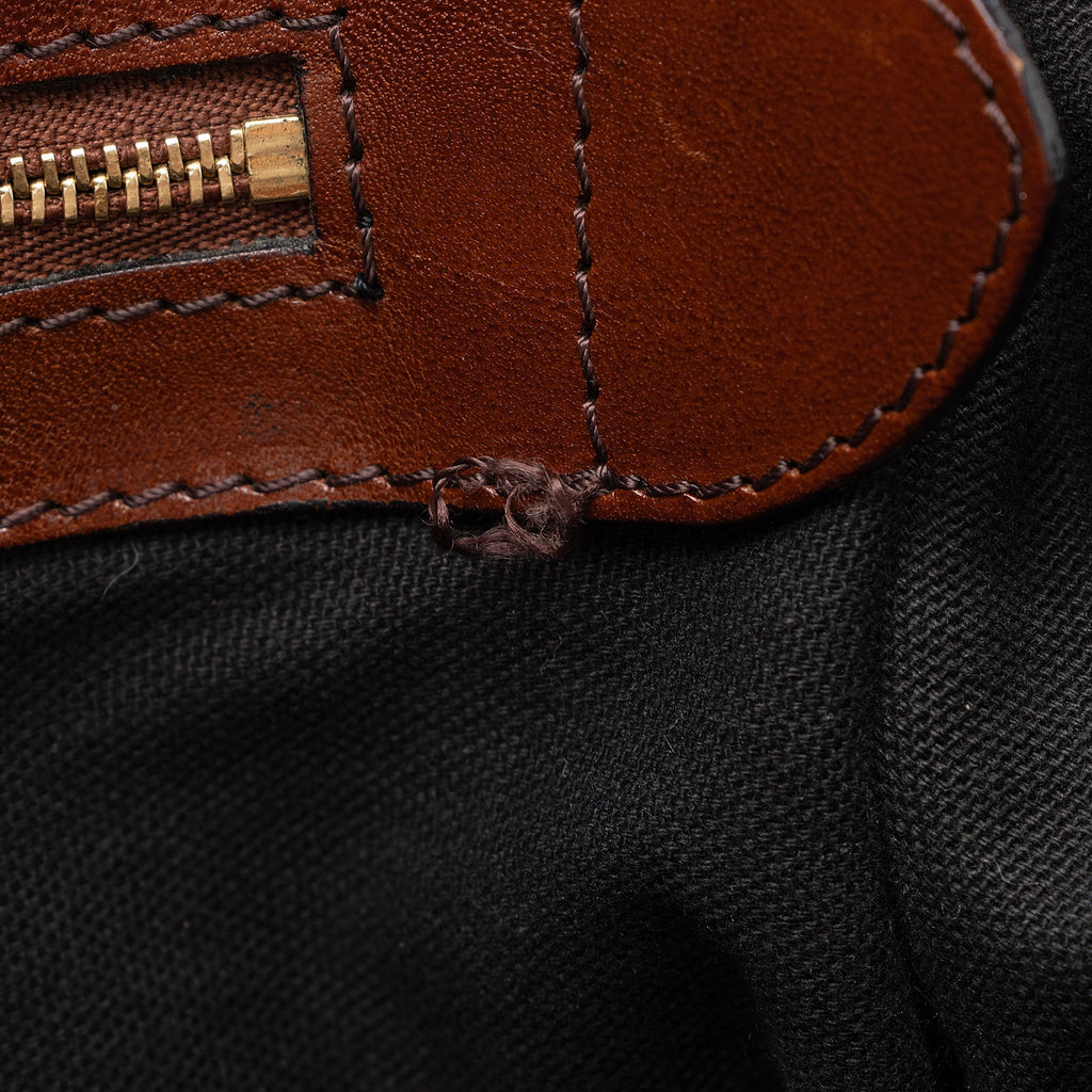 Burberry House Check Bridle Gosford Large Hobo (SHF-jHEss2)
