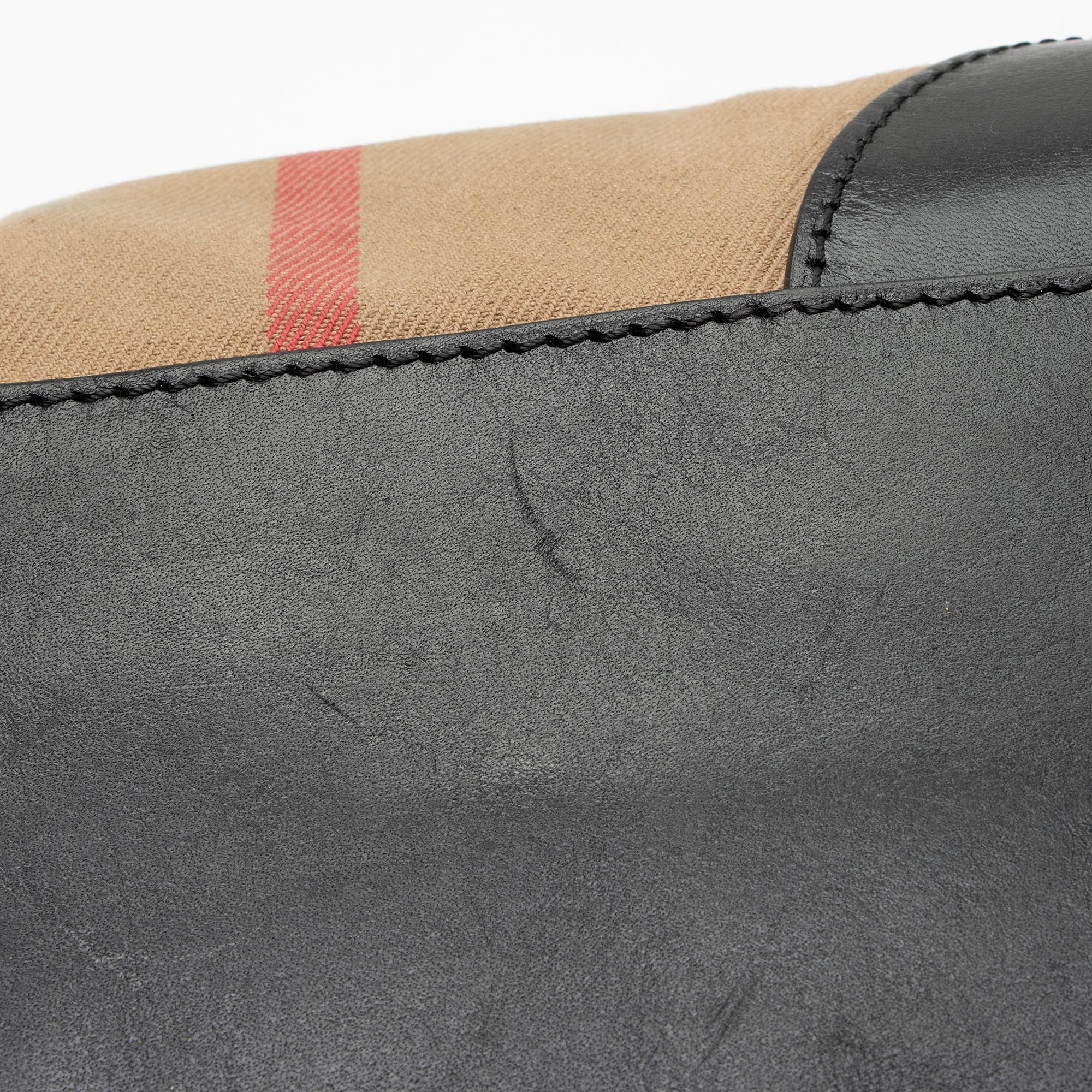 Burberry House Check Canterbury Small Tote (SHF-KAoaBP)