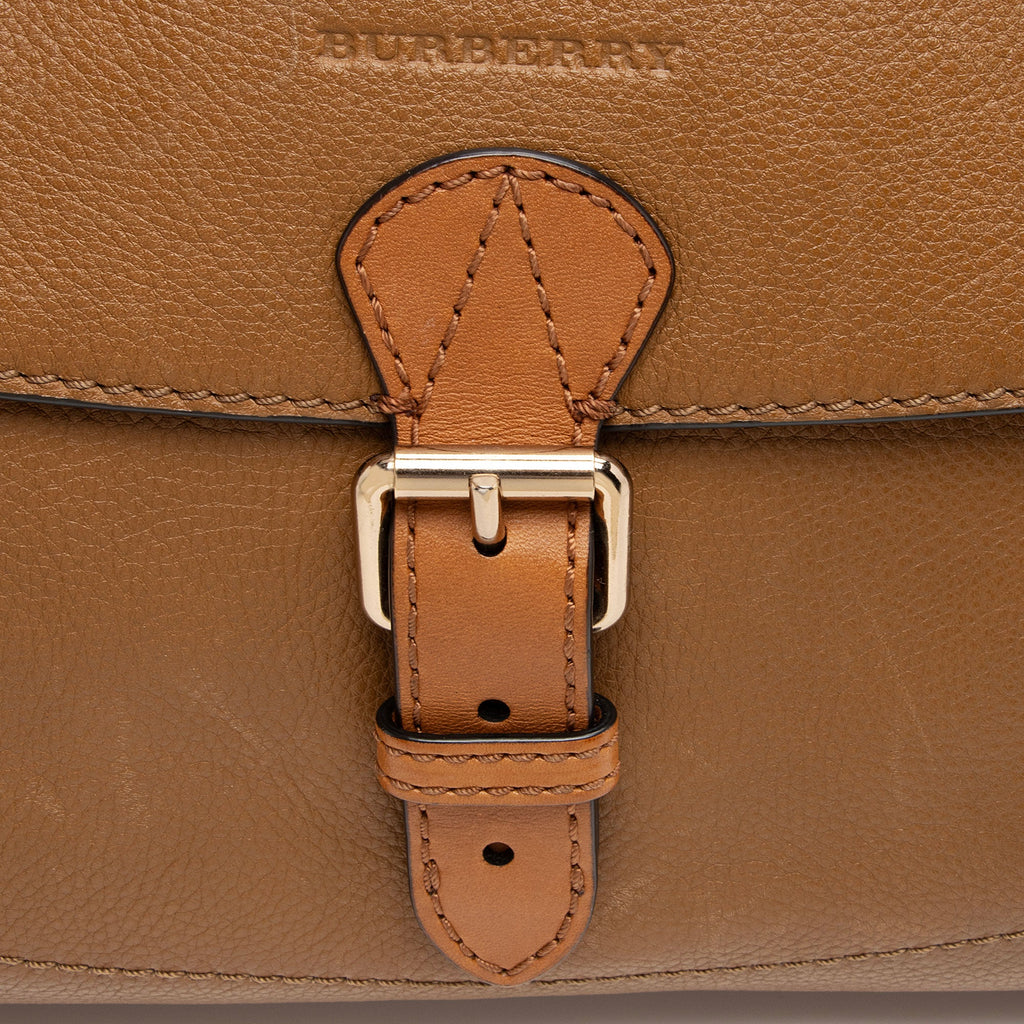 Burberry House Check Harcourt Medium Satchel (SHF-Pgj3Mi)