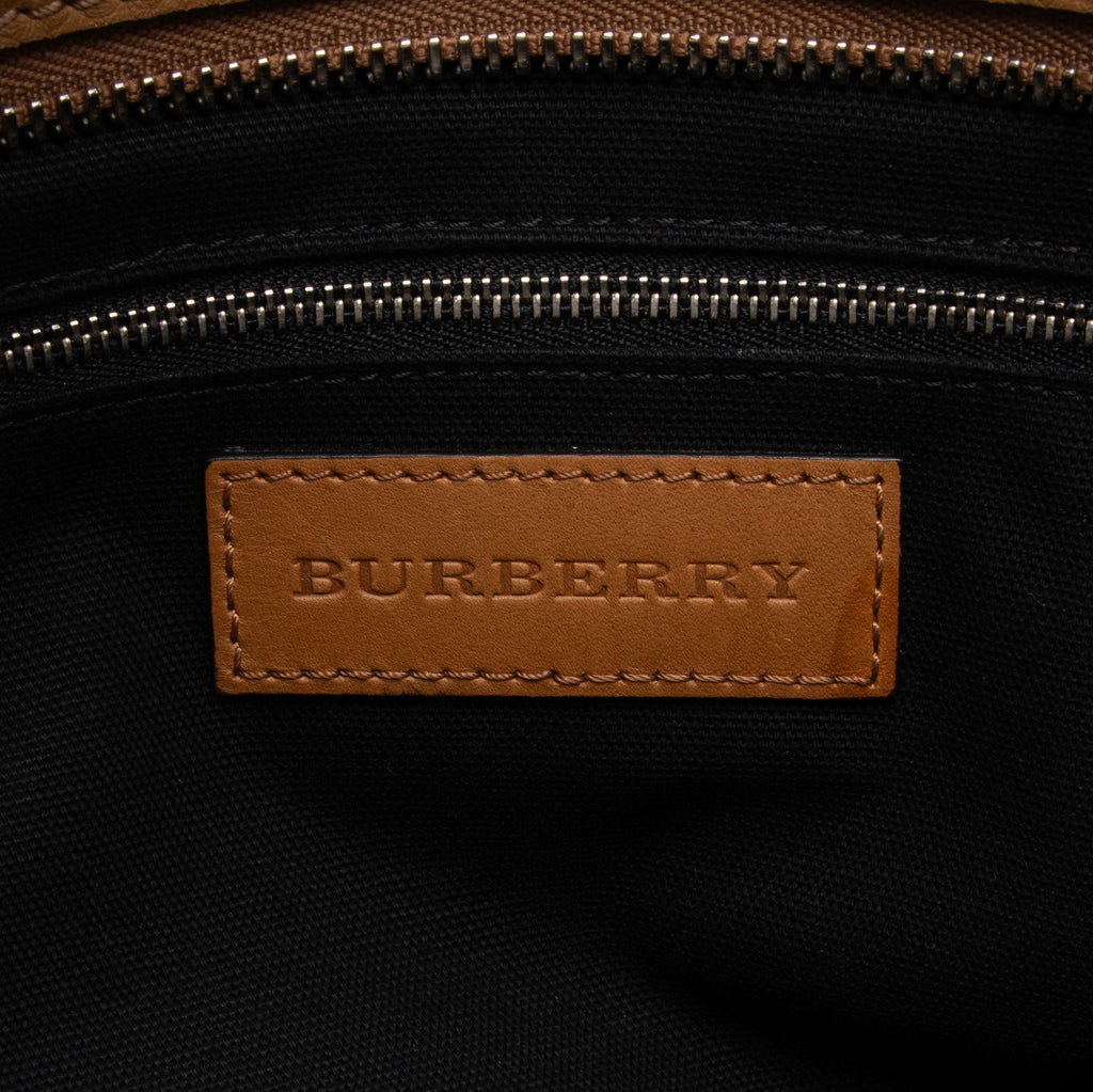 Burberry House Check Harcourt Medium Satchel (SHF-Pgj3Mi)