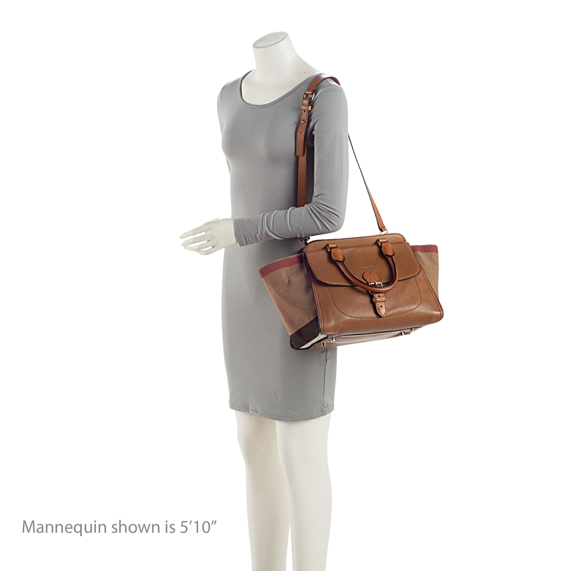 Burberry House Check Harcourt Medium Satchel (SHF-Pgj3Mi)