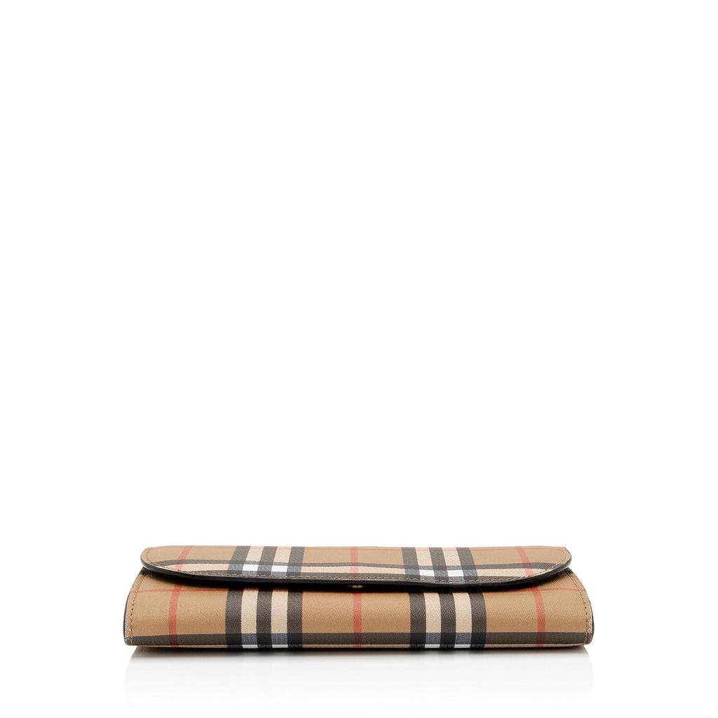 Burberry House Check Henley Chain Wallet (SHF-OabVyk)