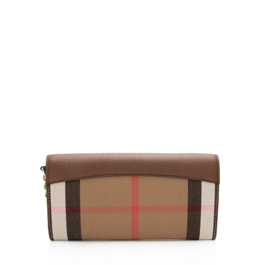 Burberry House Check Henley Chain Wallet
