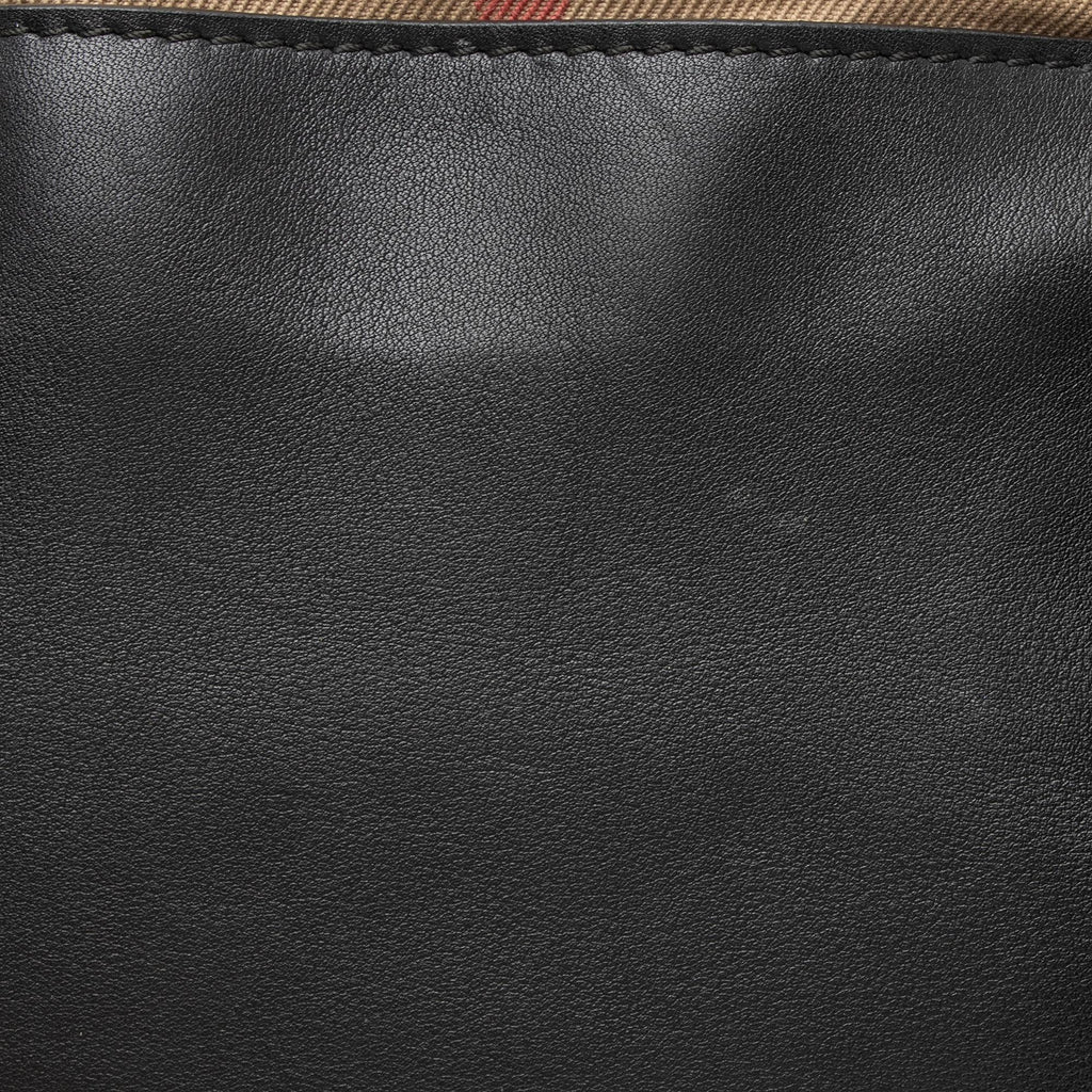 Burberry House Check Lambskin Bridle Salisbury Small Tote (SHF-mVCDxh)