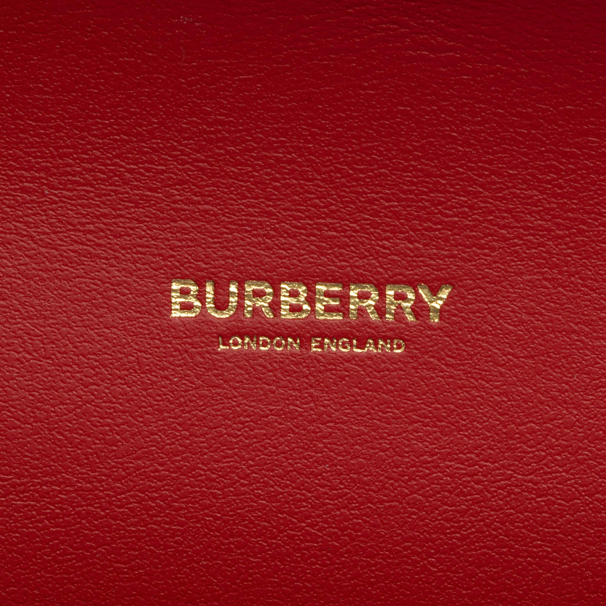 Burberry House Check Leather Hannah Wallet on Strap (SHF-eQV5N5)