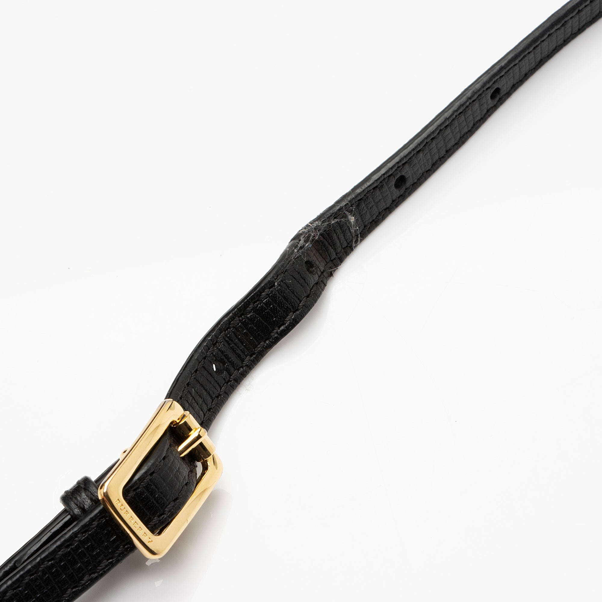 Burberry House Check Madison Buckle Small Shoulder Bag (SHF-x0DUJG)