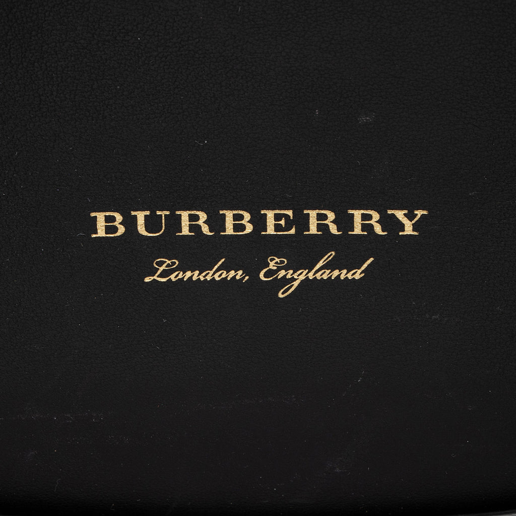 Burberry House Check Madison Buckle Small Shoulder Bag (SHF-x0DUJG)