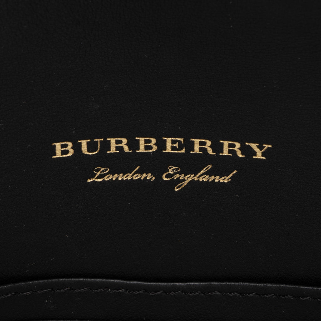 Burberry House Check Madison Buckle Small Shoulder Bag (SHF-P2oe5K)