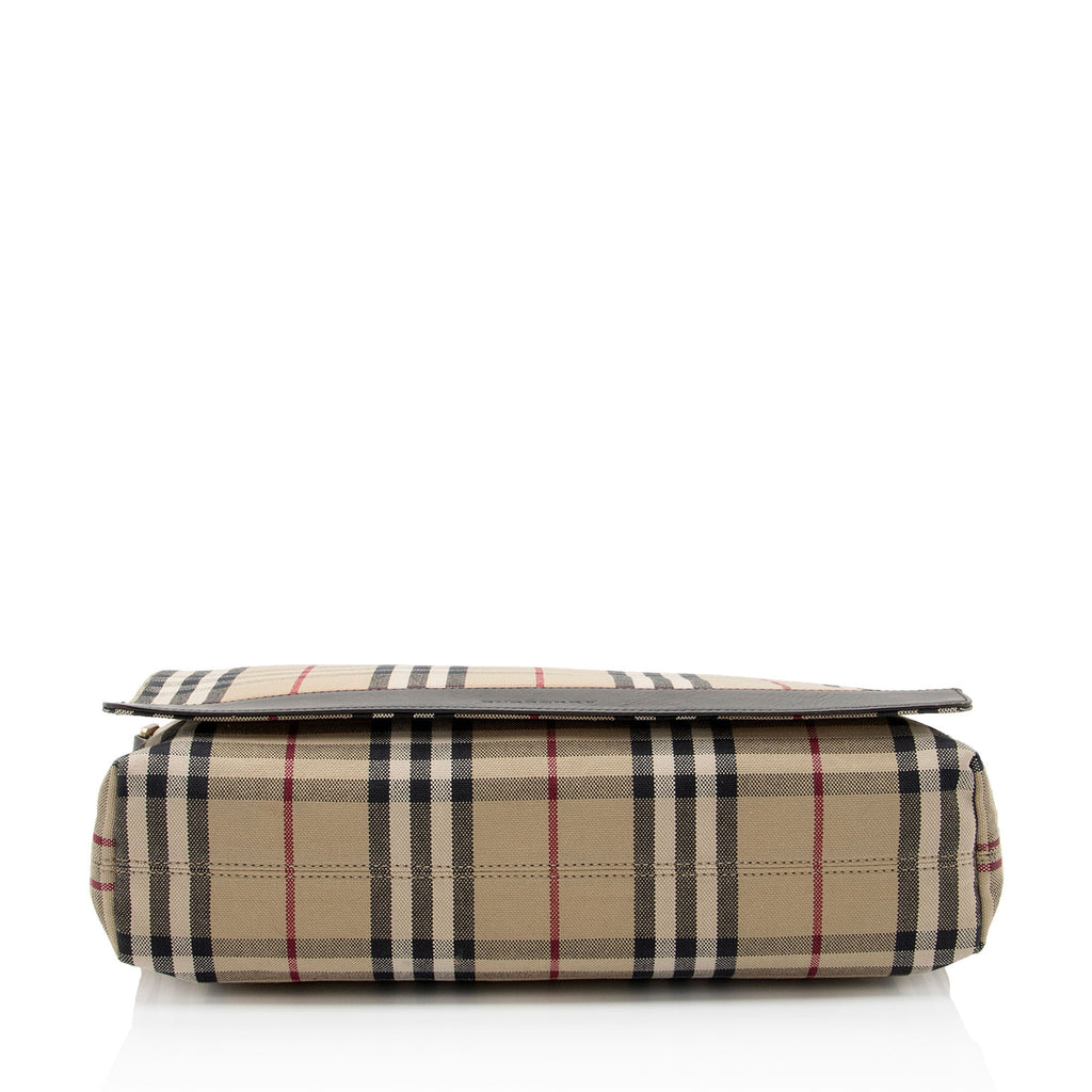 Burberry House Check Flap Messenger