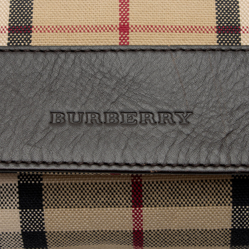 Burberry House Check Flap Messenger