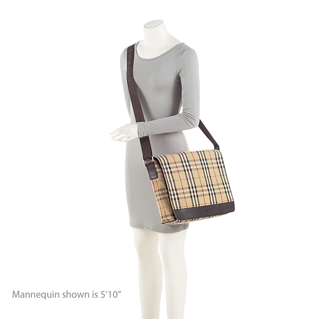 Burberry House Check Flap Messenger