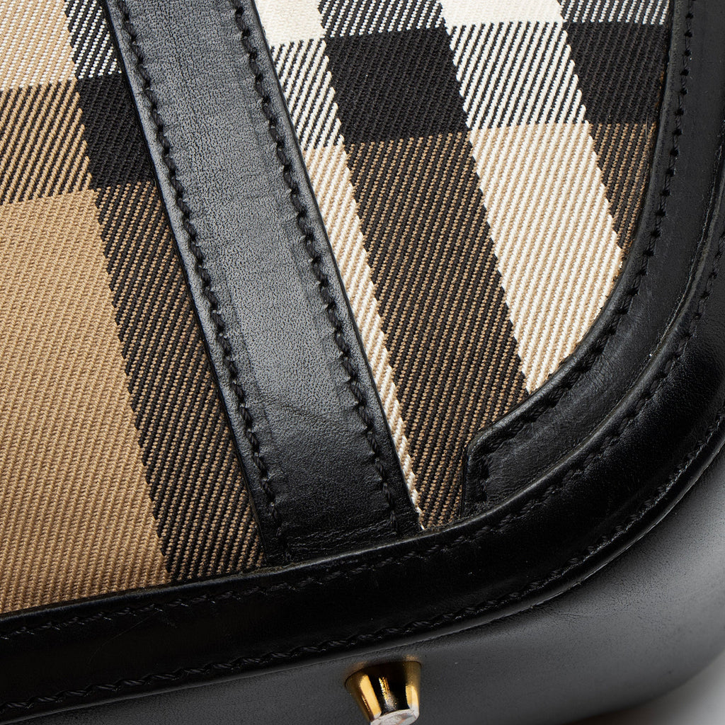 Burberry House Check Orchard Small Satchel
