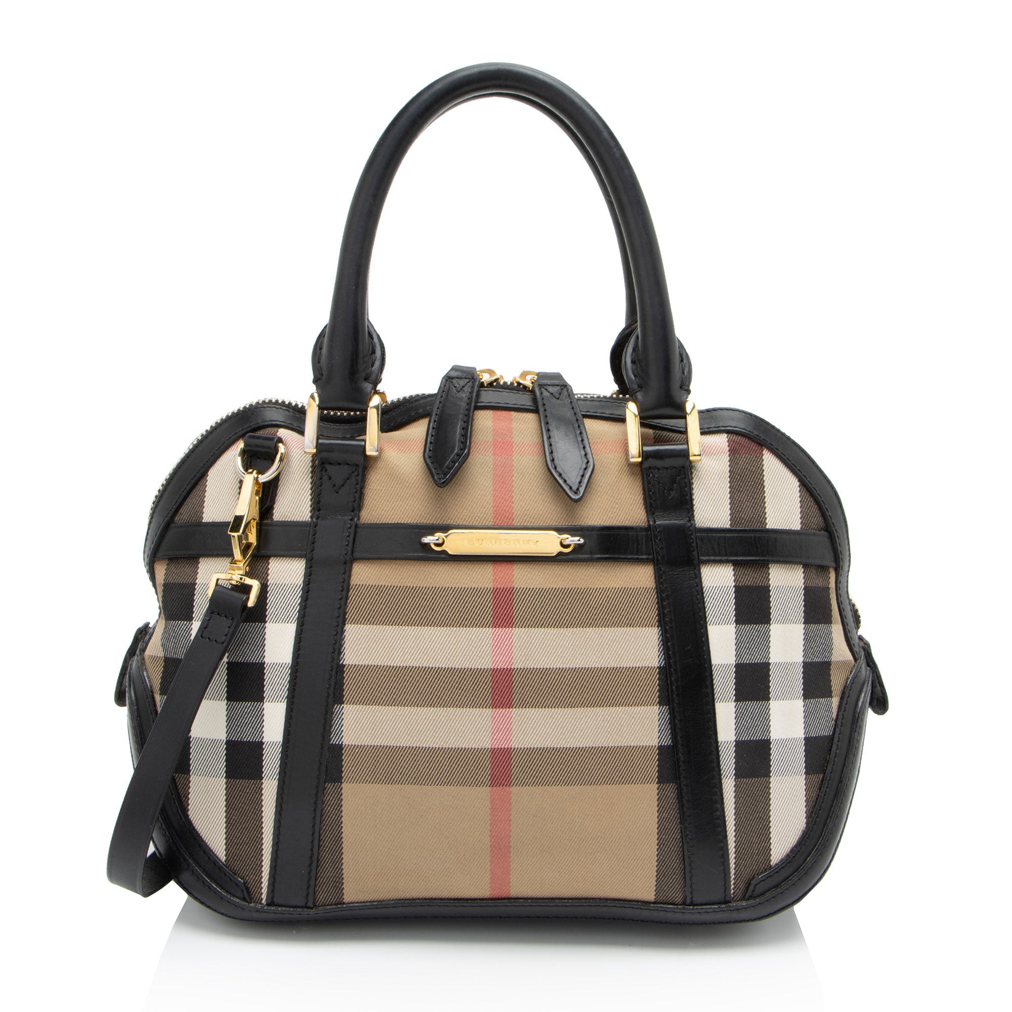 Burberry House Check Orchard Small Satchel