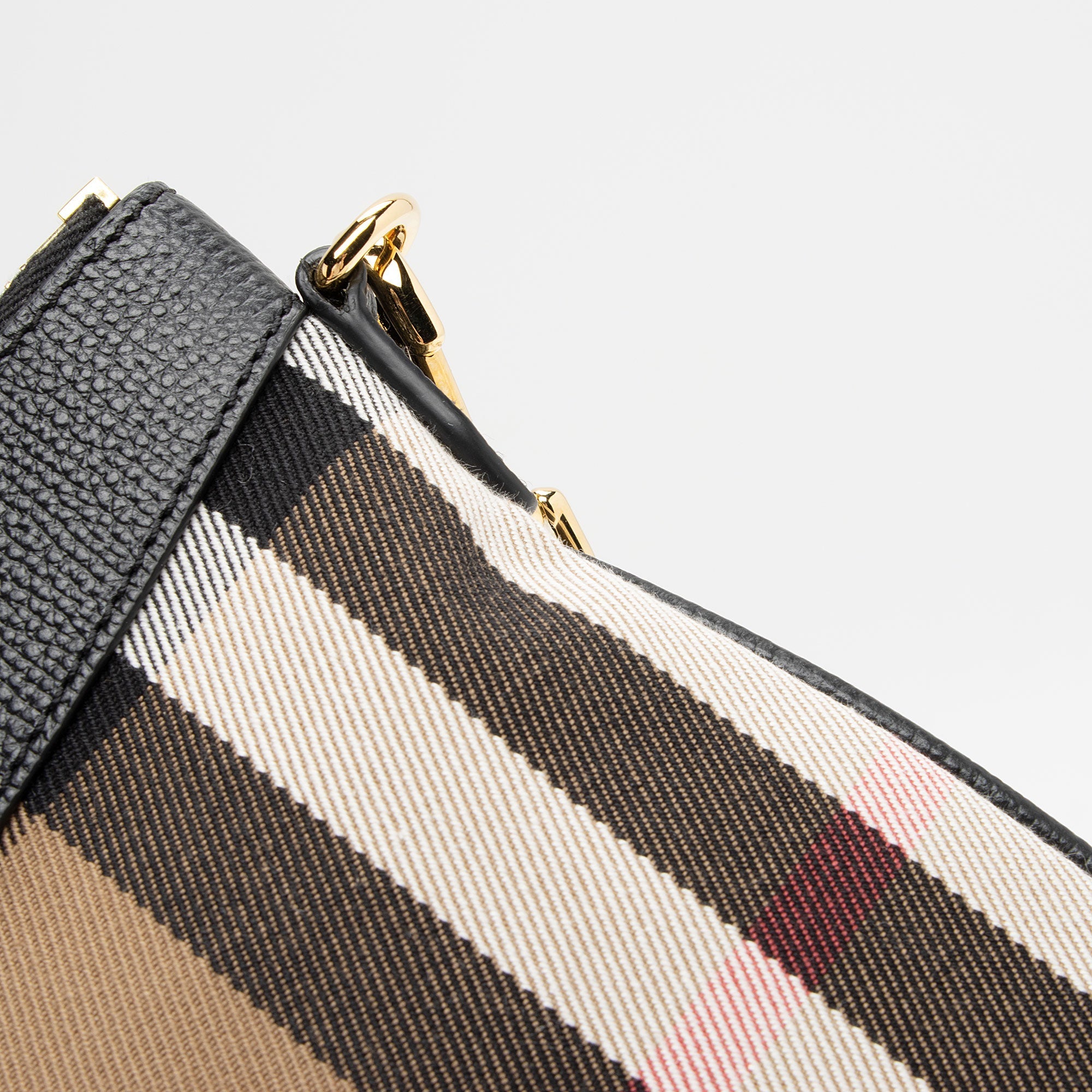 Burberry House Check Peyton Clutch (SHF-SzMvgy)