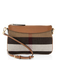Burberry House Check Peyton Clutch
