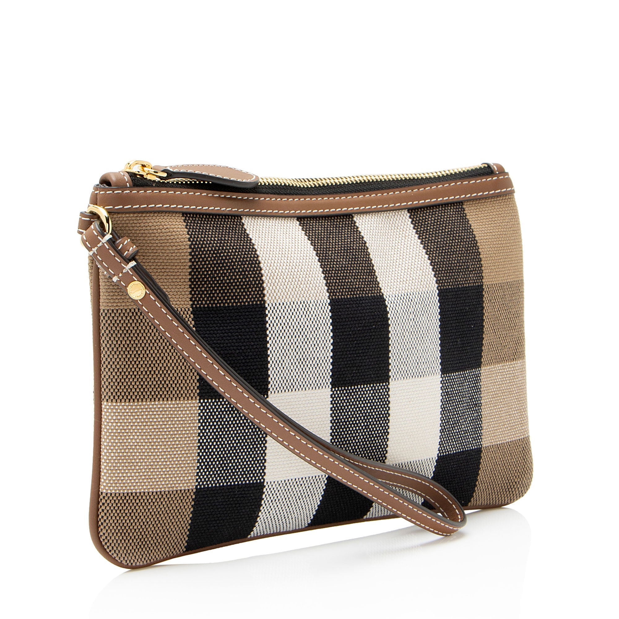 Burberry House Check Peyton Wristlet