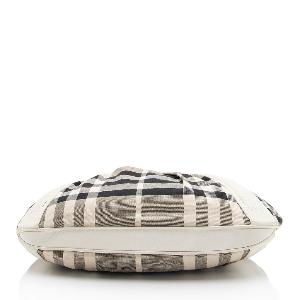 Burberry House Check Phoebe Hobo