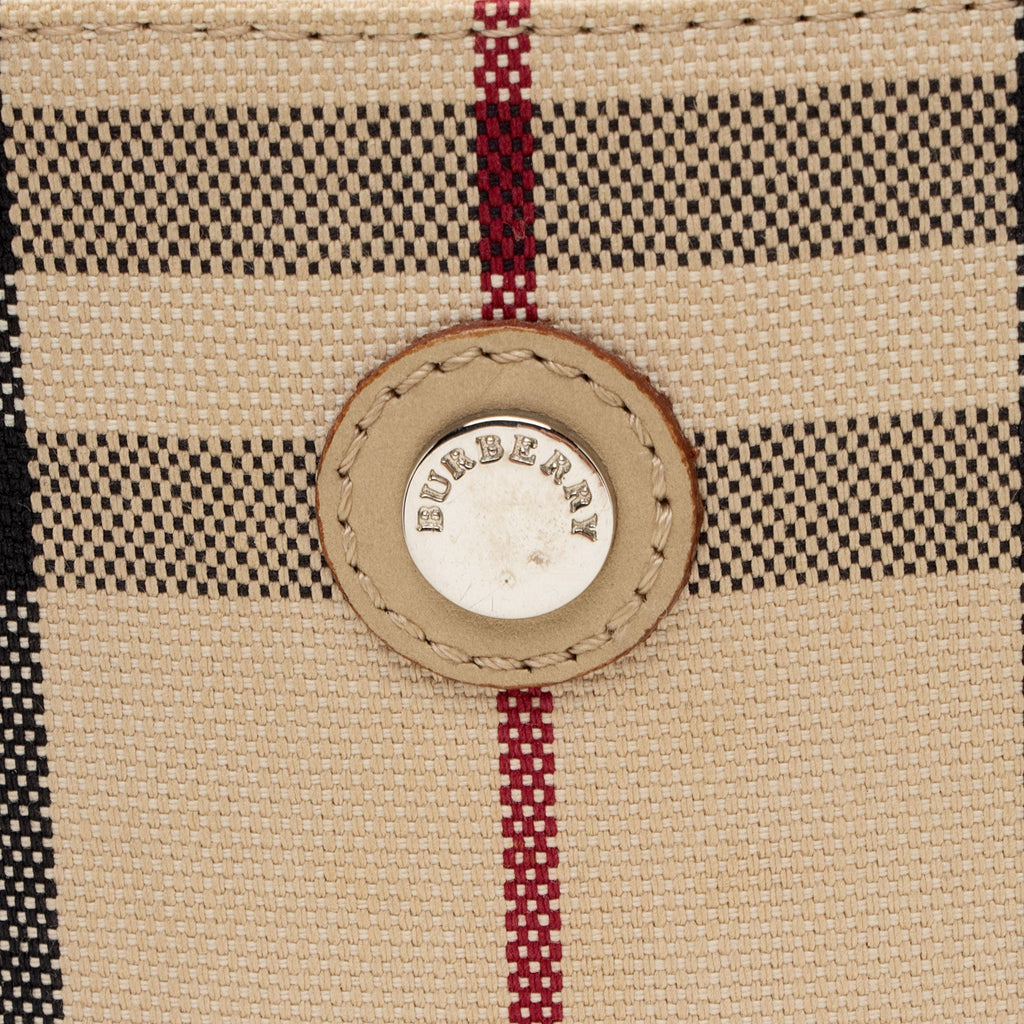 Burberry Horseferry Check Small Tote (SHF-yKj6B6)
