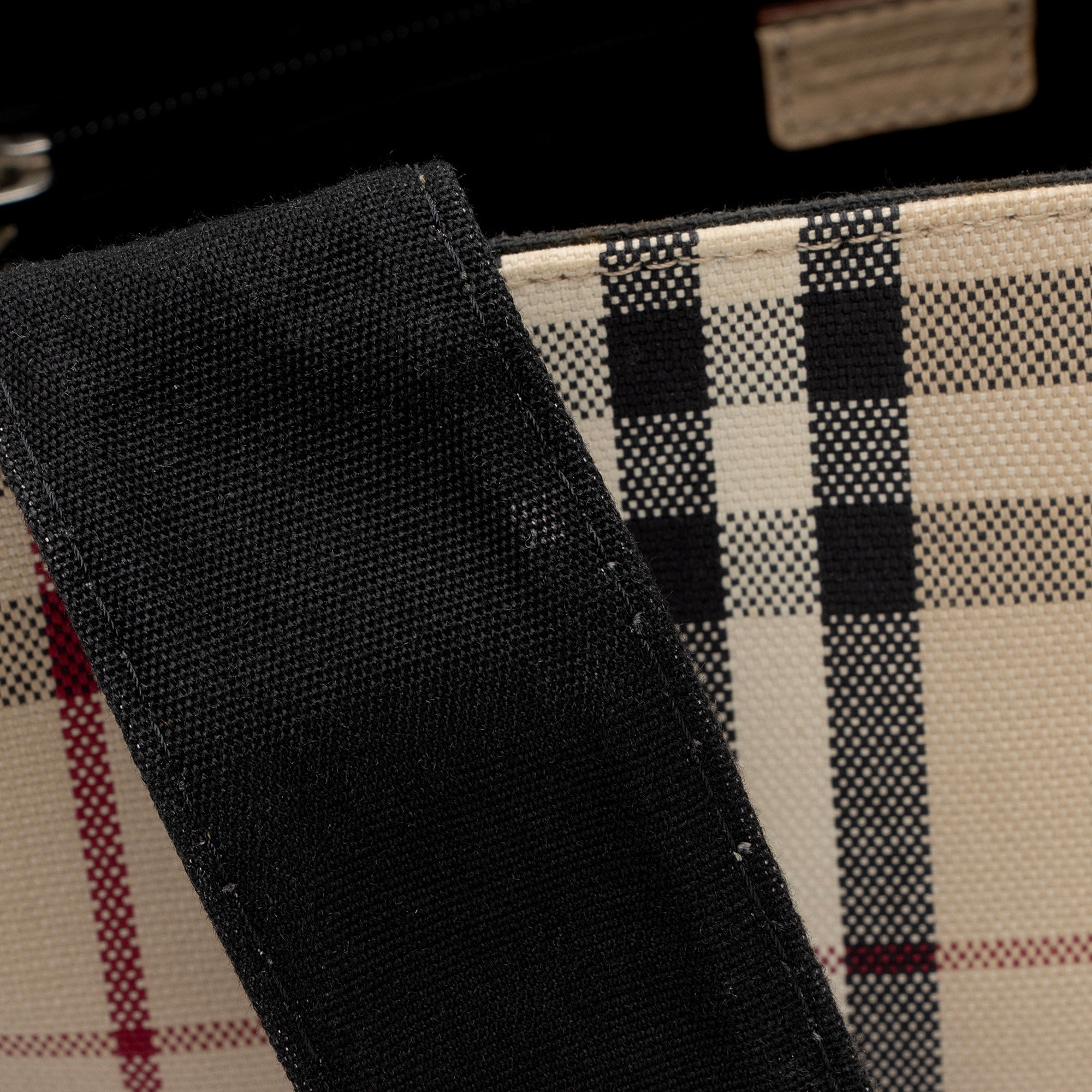 Burberry Horseferry Check Small Tote (SHF-yKj6B6)