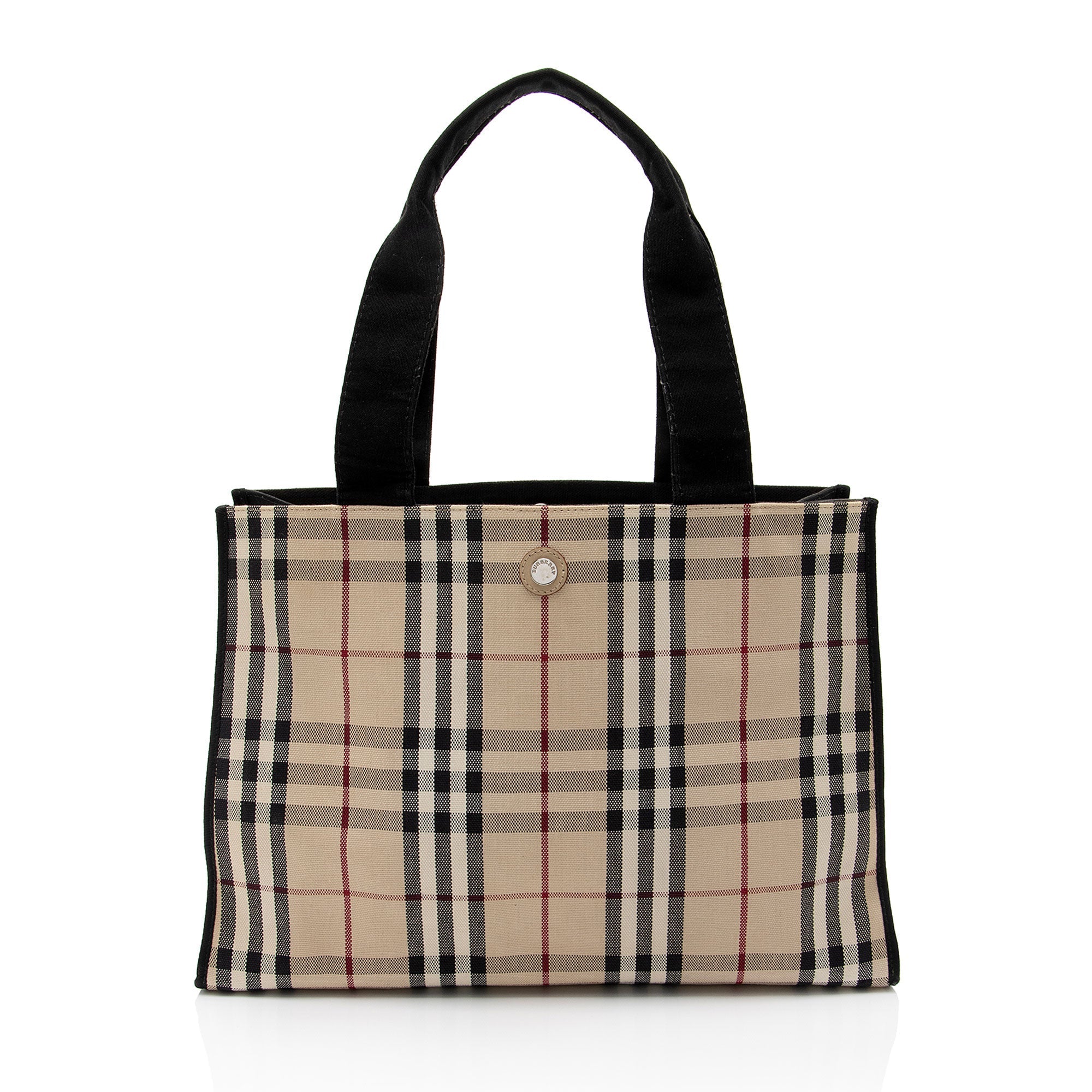 Burberry Horseferry Check Small Tote (SHF-yKj6B6)