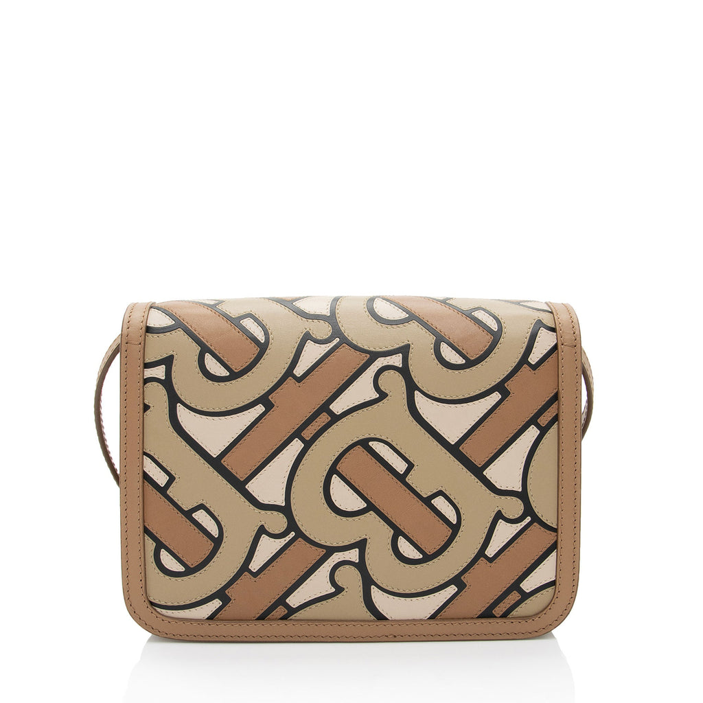 Burberry TB Monogram Leather TB Small Flap Bag