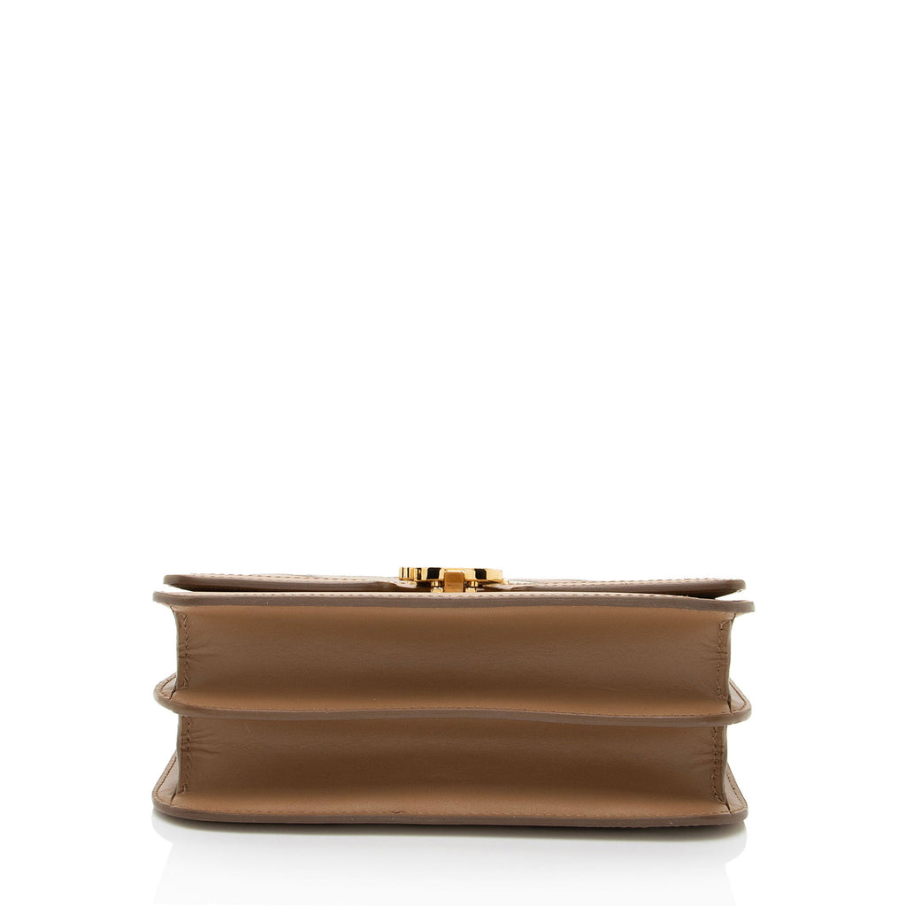 Burberry TB Monogram Leather TB Small Flap Bag