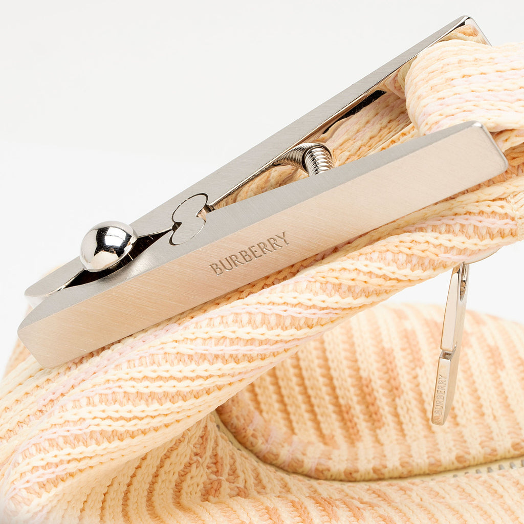 Burberry Knit Check Peg Medium Duffle