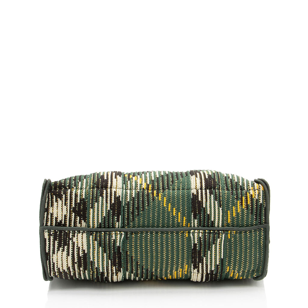 Burberry Knit Check Scarlet Mini Tote