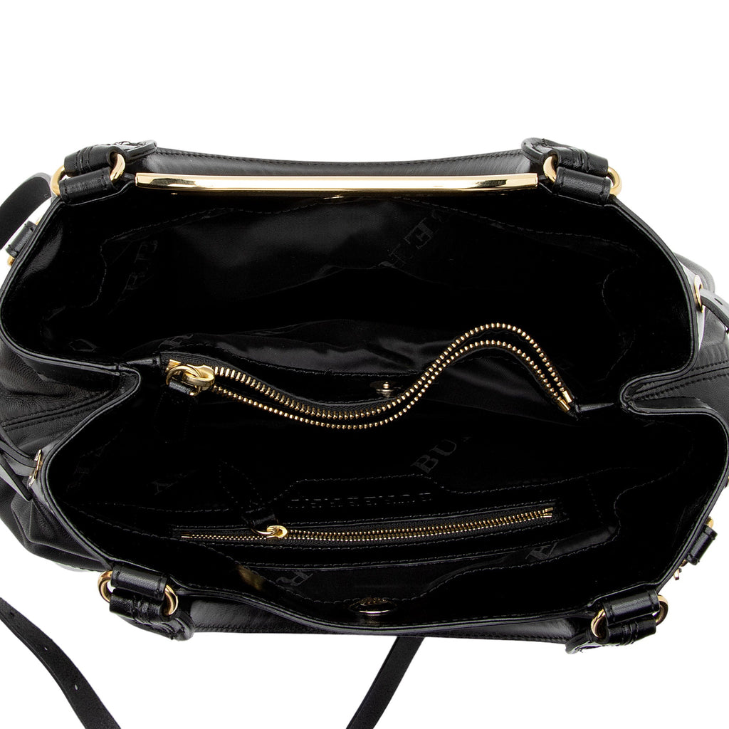 Burberry Lambskin Hepburn Convertible Tote (SHF-FHPl7M)
