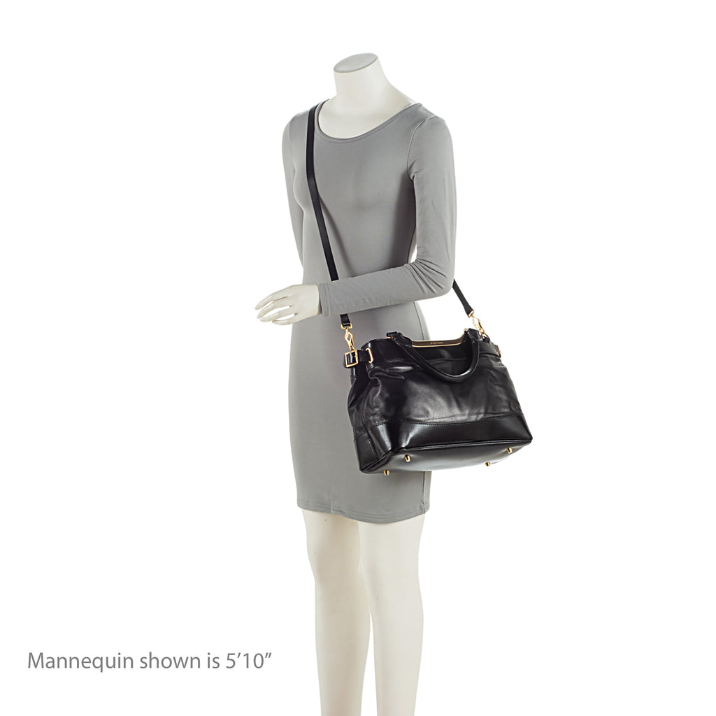 Burberry Lambskin Hepburn Convertible Tote (SHF-FHPl7M)