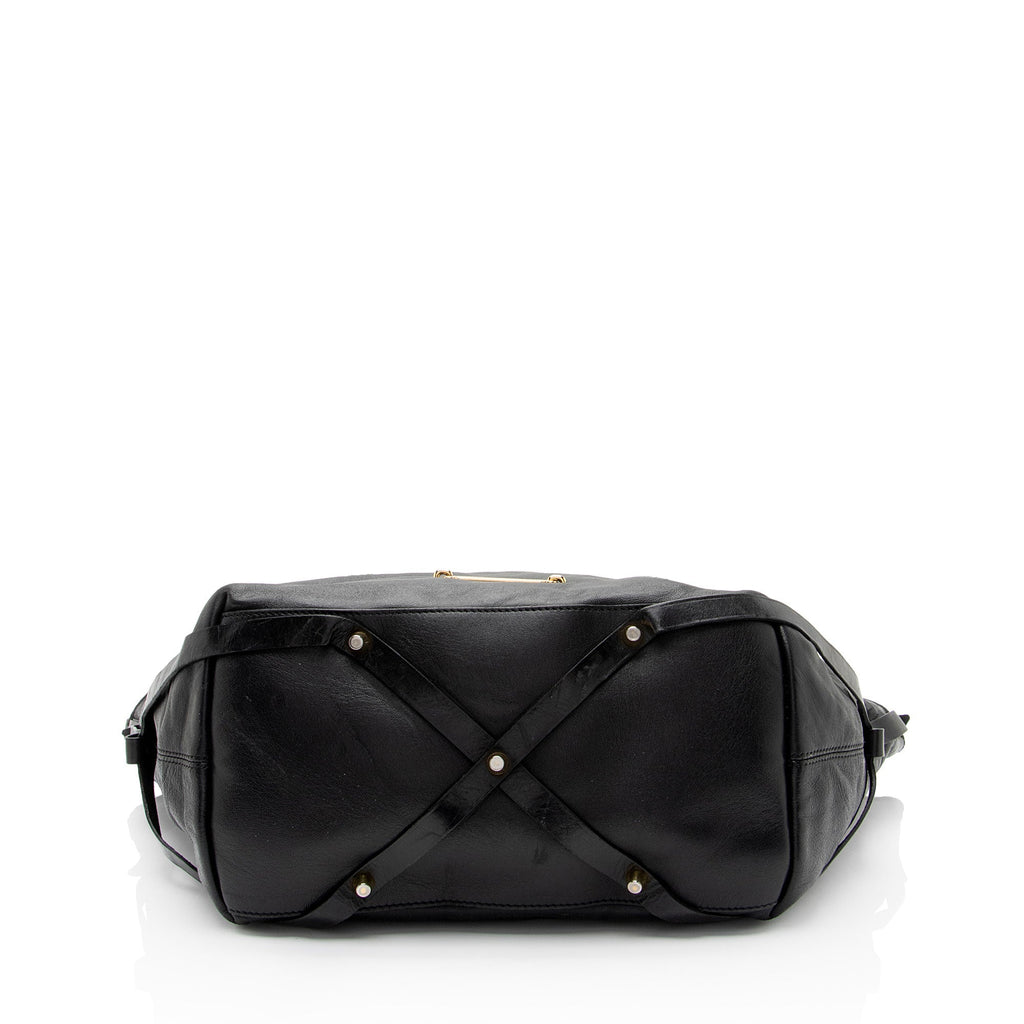 Burberry Lambskin Salisbury Bridle Medium Tote