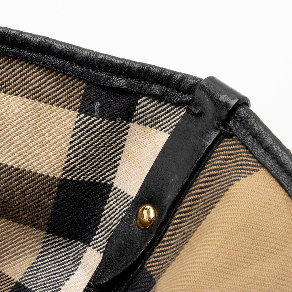 Burberry Lambskin Salisbury Bridle Medium Tote