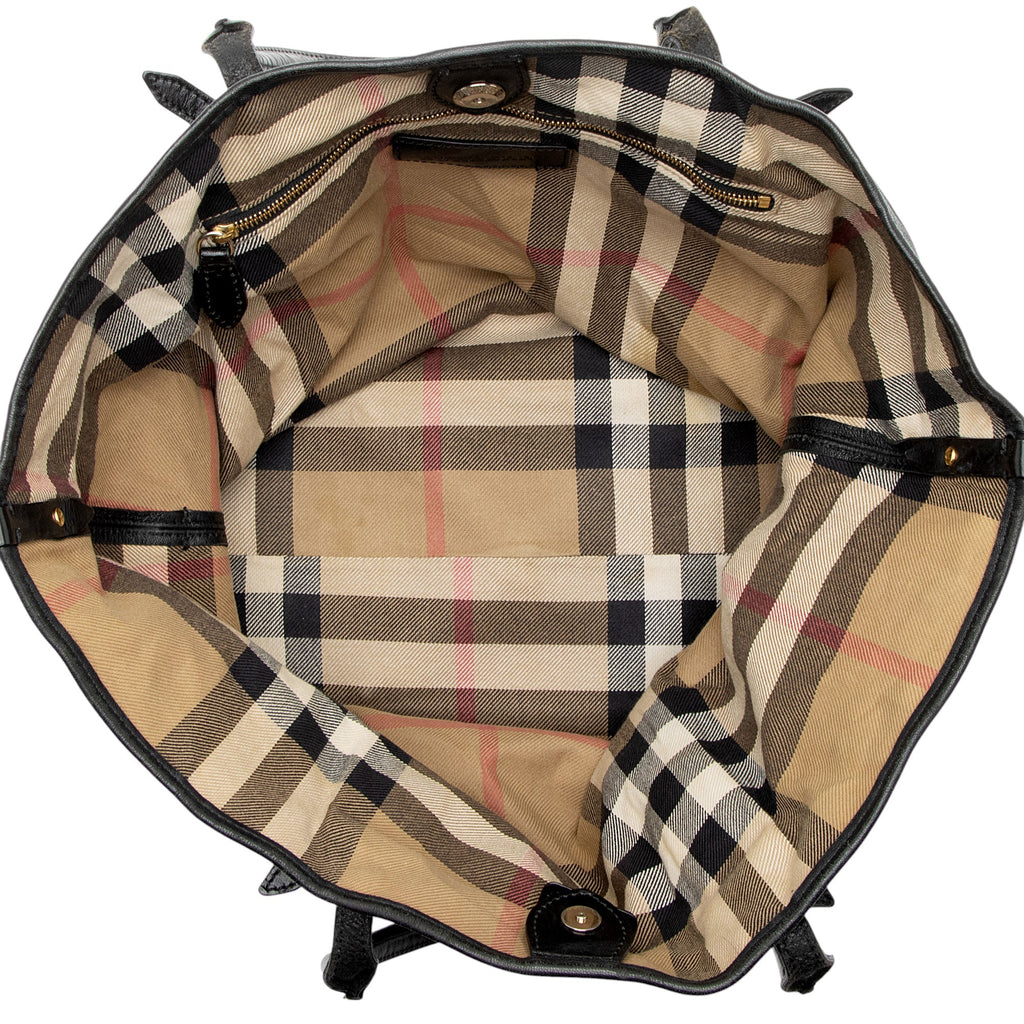 Burberry Lambskin Salisbury Bridle Medium Tote