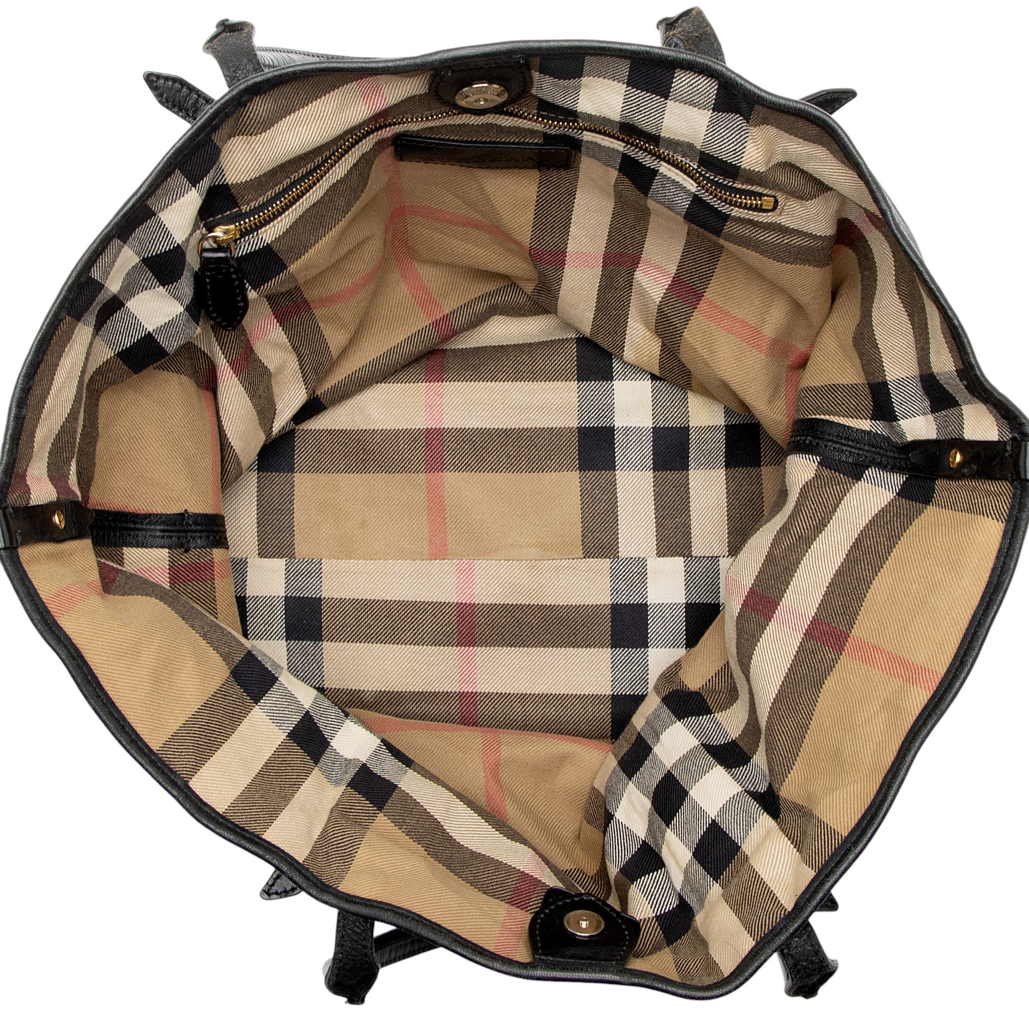 Burberry Lambskin Salisbury Bridle Medium Tote