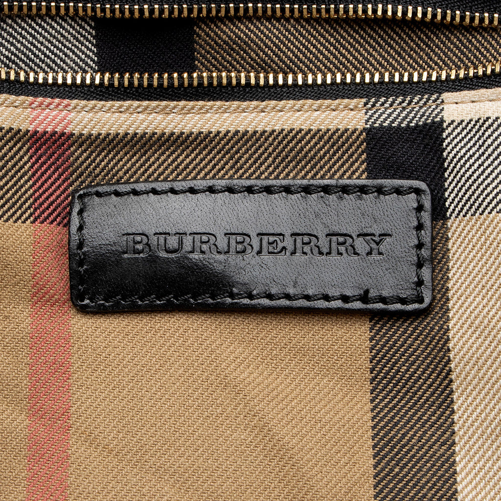 Burberry Lambskin Salisbury Bridle Medium Tote